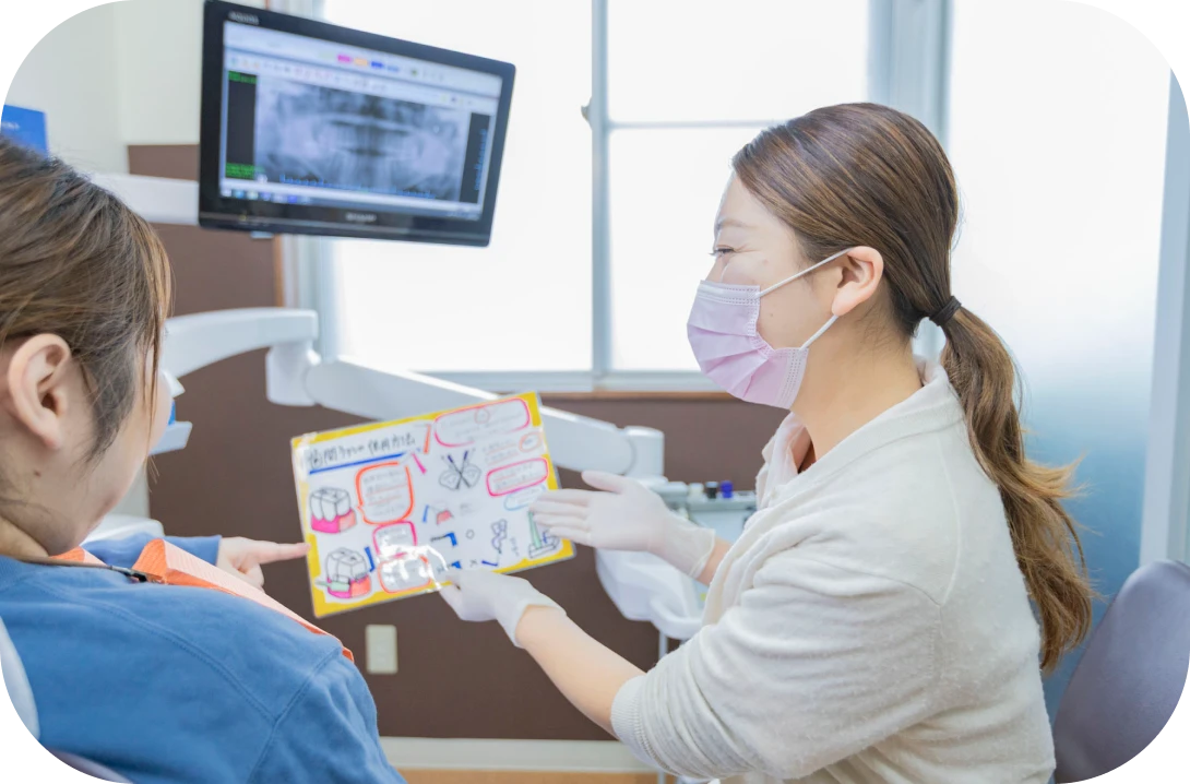 咬合崩壊を招かないように