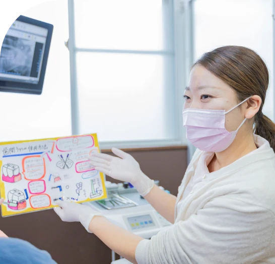 ブラッシング指導